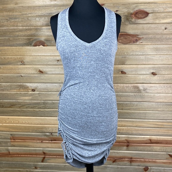 Express Dresses & Skirts - Express Gray Bodycon Mini Dress Size S 1357